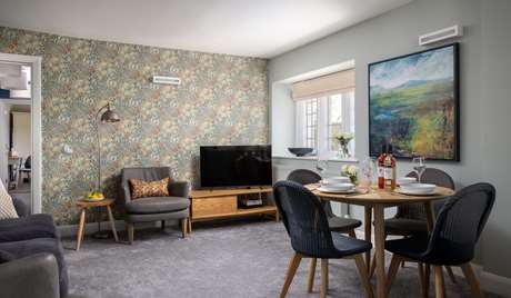 Lounge and dining area, first floor Lounge and dining area, first floor