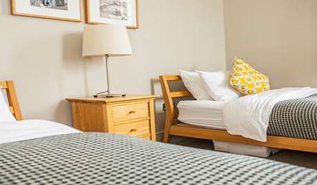 Twin bedroom, ground floor Twin bedroom, ground floor