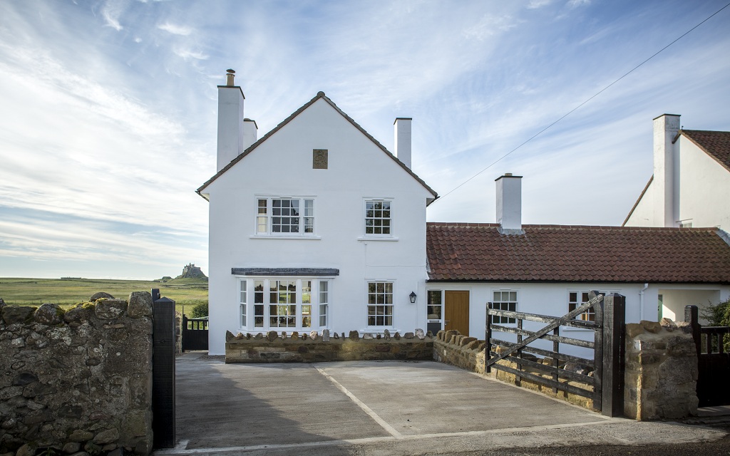 Coastguard S House Lindisfarne Priory Northumberland English