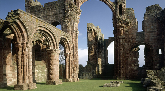 Coastguard S House Lindisfarne Priory Northumberland English