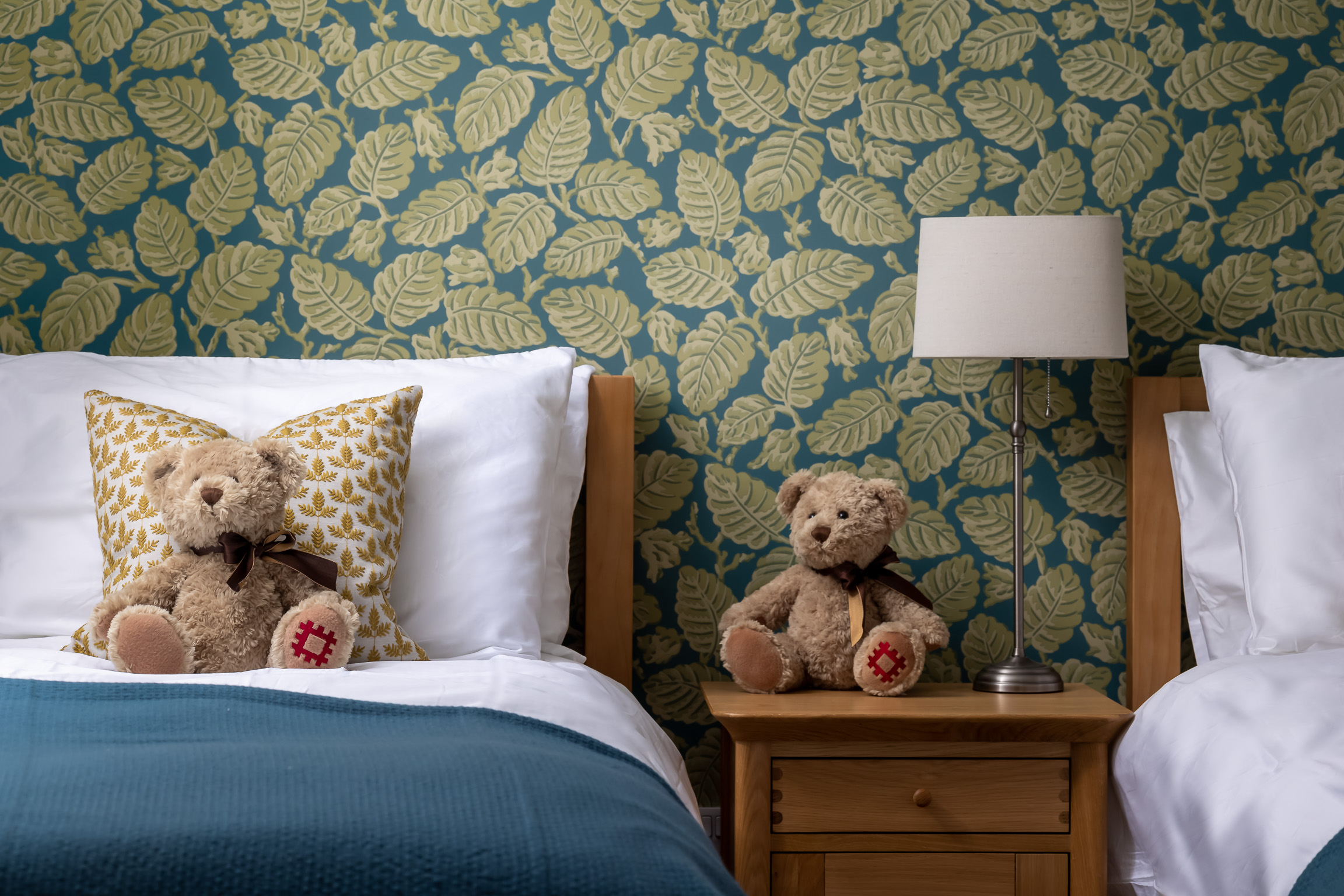 First twin bedroom, first floor 