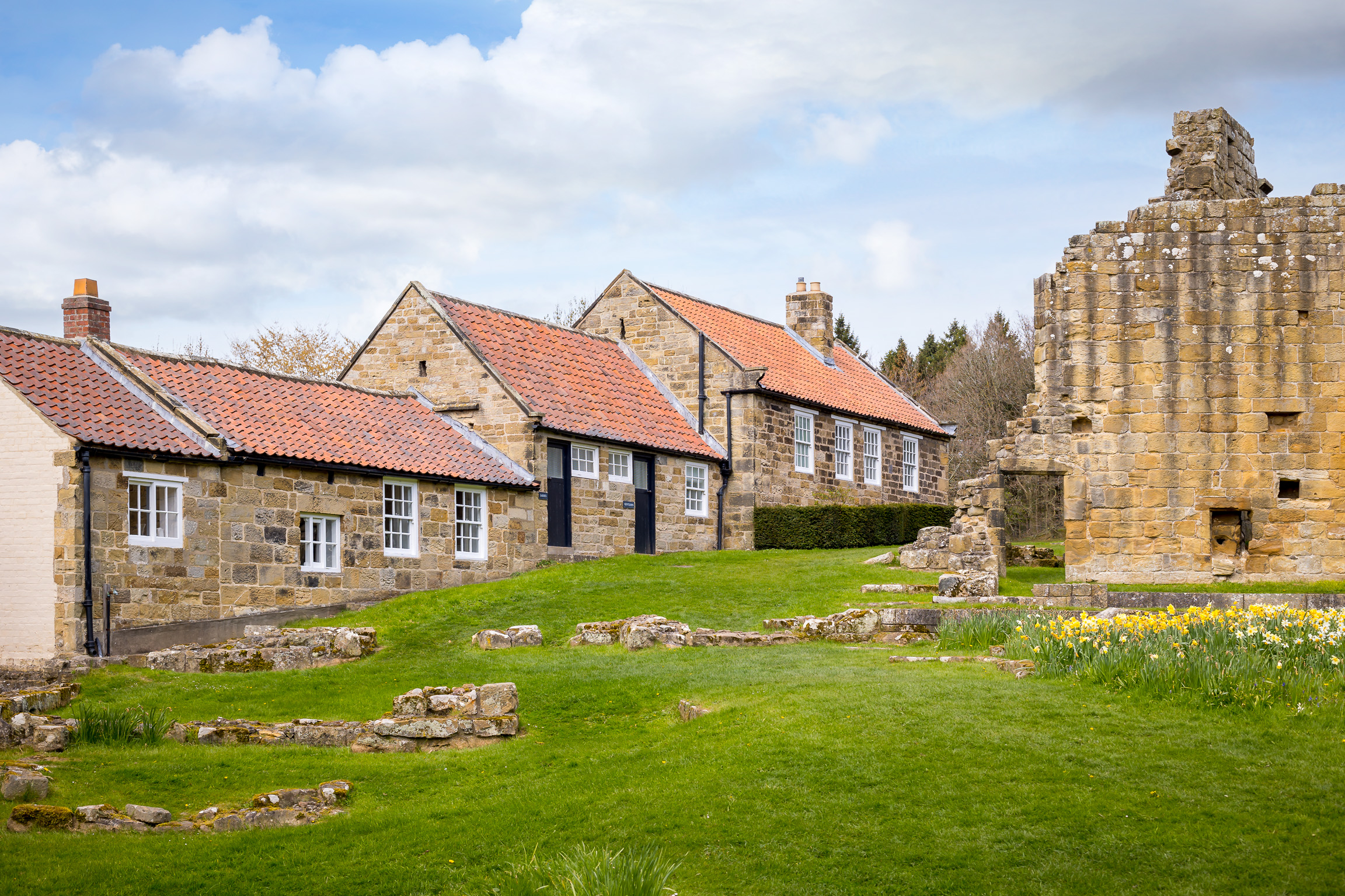 Exterior of cottage from site