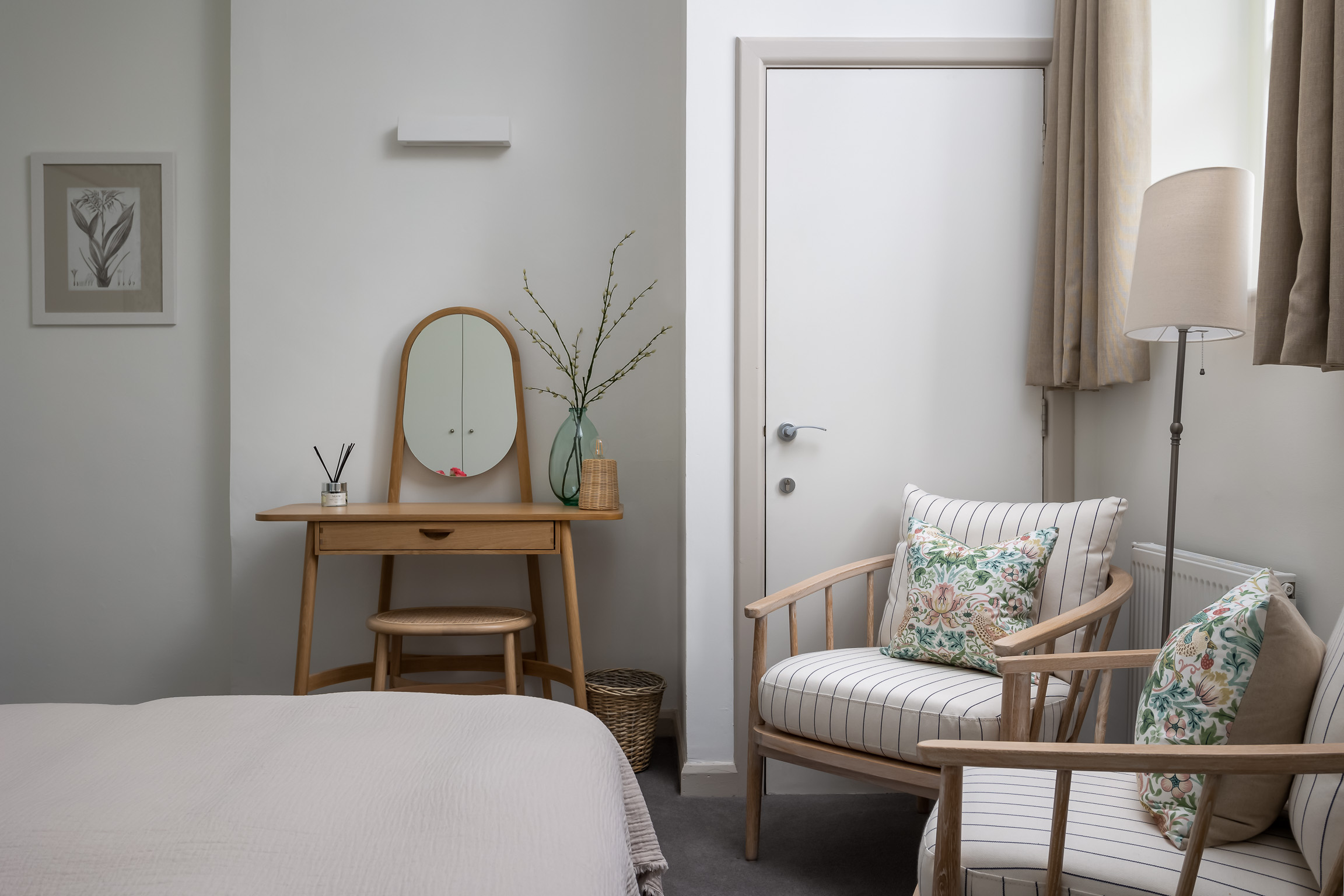 Master bedroom, upper ground floor