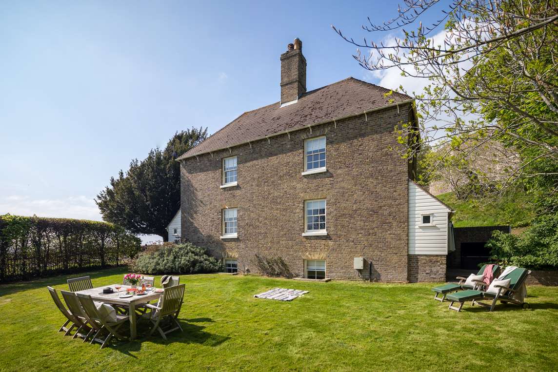 Private garden with outdoor seating and dining Private garden with outdoor seating and dining