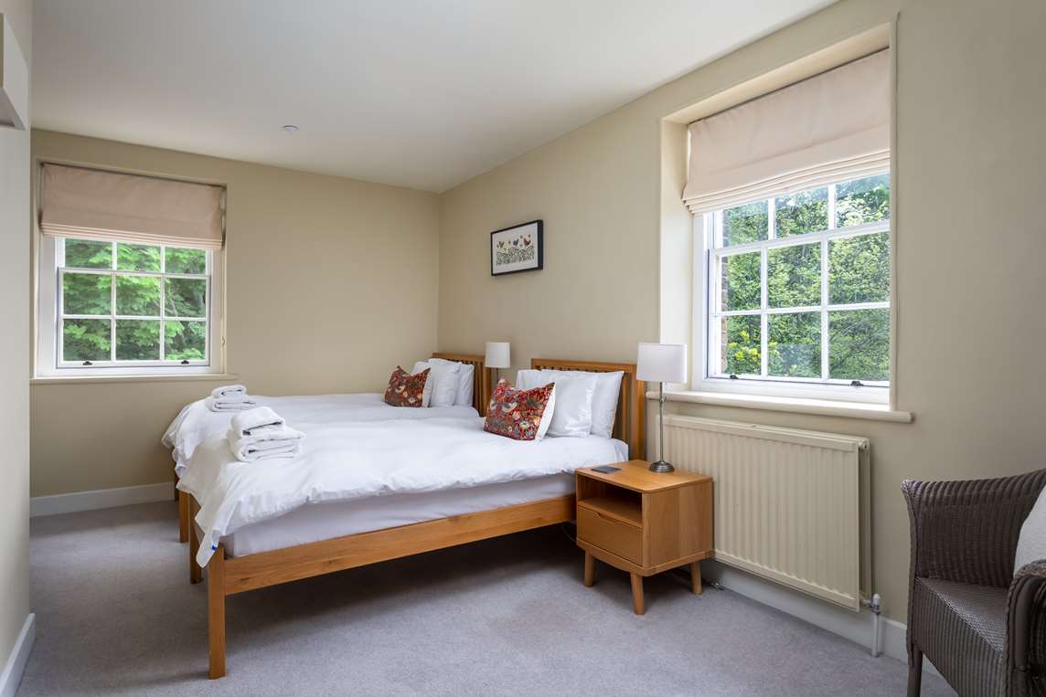 Twin bedroom,  first floor Twin bedroom,  first floor