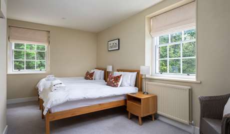 Twin bedroom,  first floor Twin bedroom,  first floor