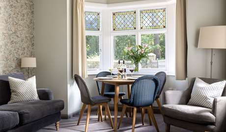 Dining space in living room, ground floor Dining space in living room, ground floor