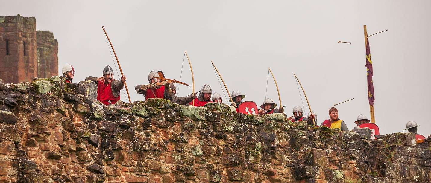 Image result for soldiers on a castle wall