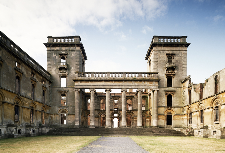Image: Photo of the ruins of Witley Court in Worcestershire