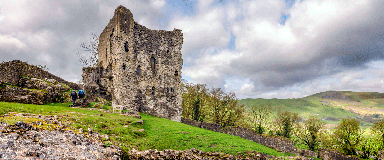 A view of Peveril Castle