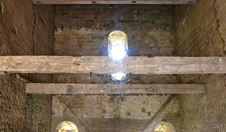 Interior of the keep at Portchester Castle Interior of the keep at Portchester Castle