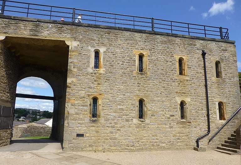 The Richmond Castle cell block