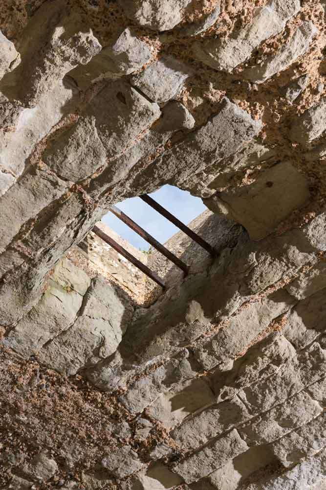 A 'murder hole' at Pevensey Castle A 'murder hole' at Pevensey Castle