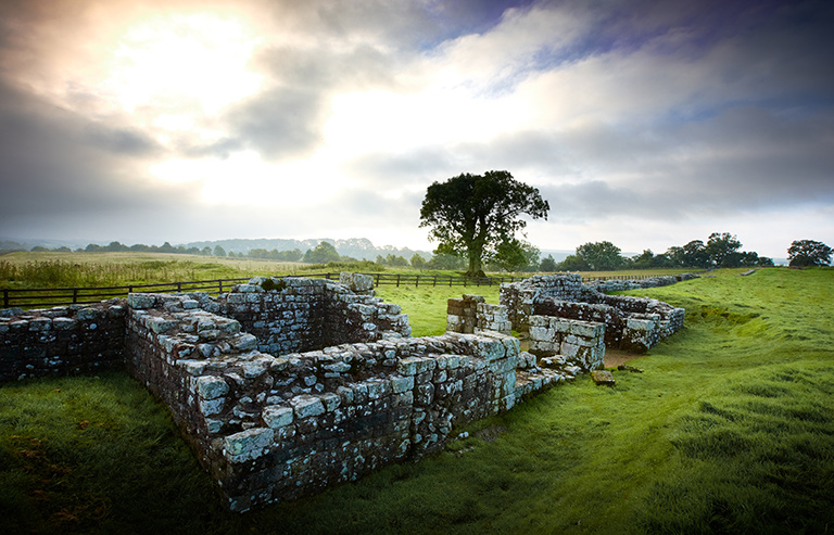 The remains of the fort at Birdoswald