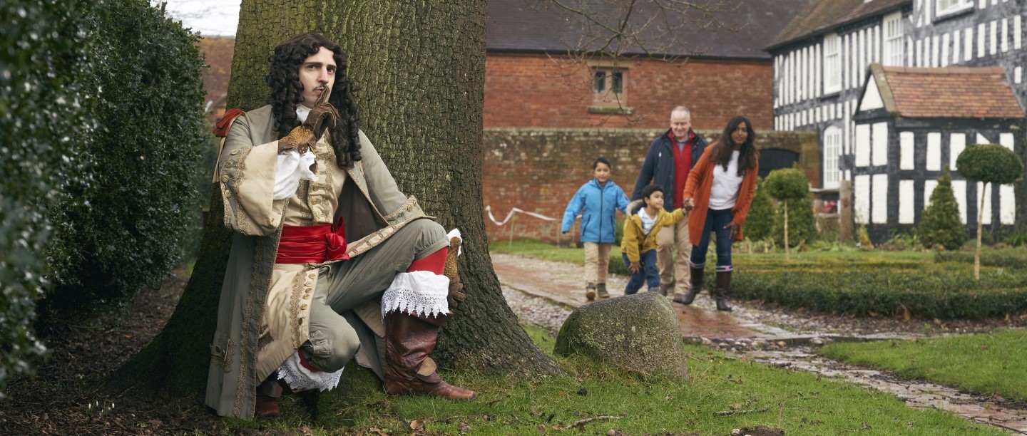 Image: Charles II hiding at Boscobel