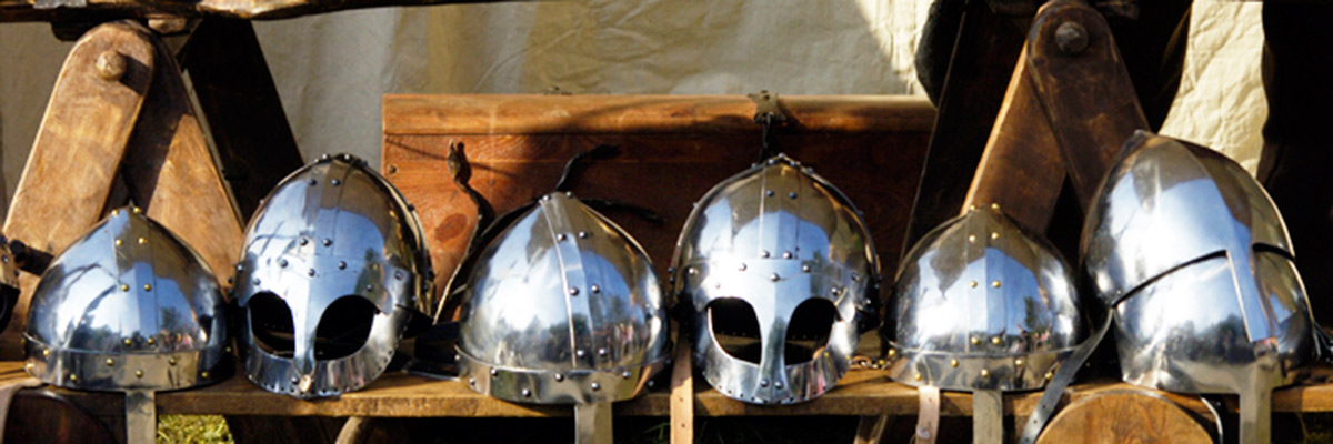 Battle helmets at Battle Battle helmets at Battle