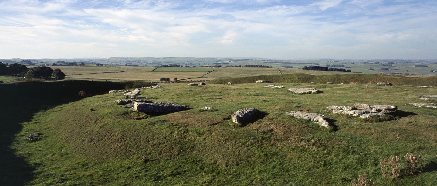 Arbor Low Stone Circle and Gib Hill Barrow English Heritage