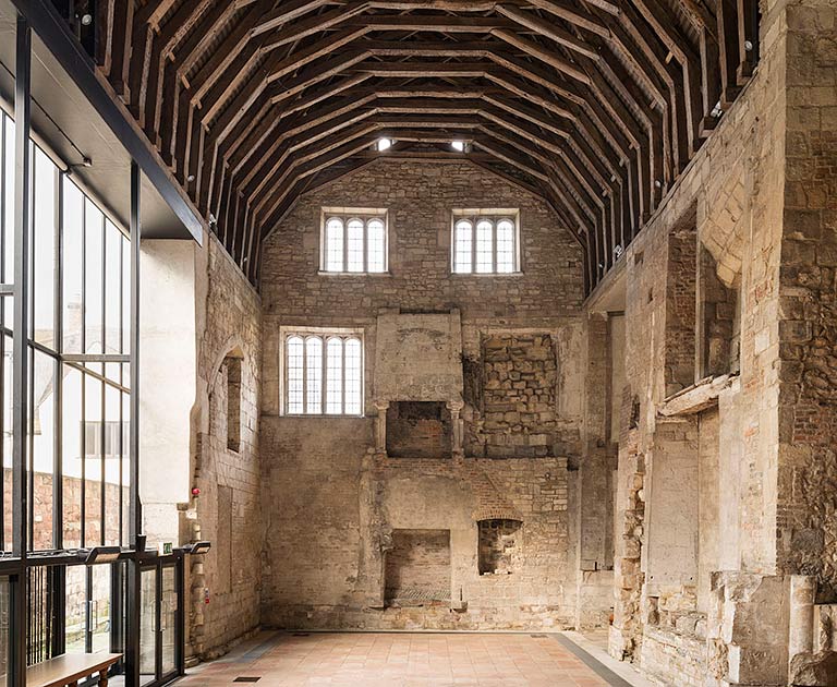 West end of the church