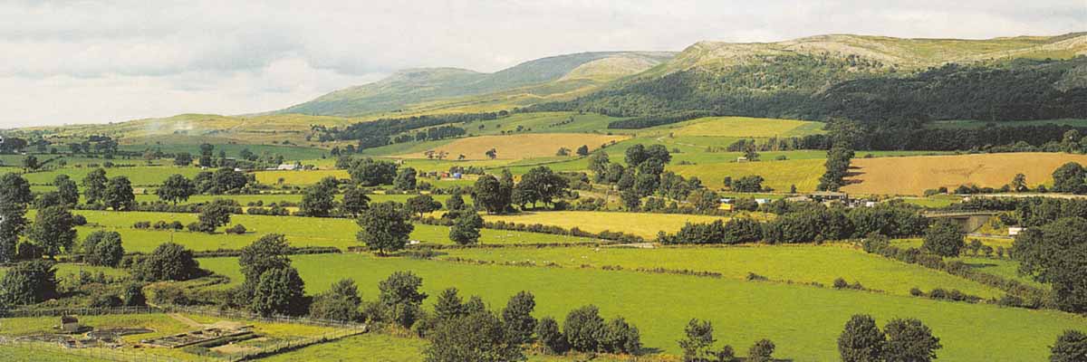 The Pennines viewed from the keep