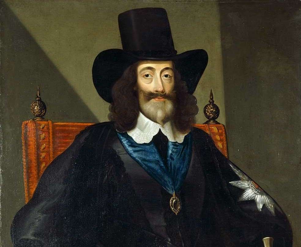 A portrait of Charles I at his trial, after Edward Bower, from around 1649