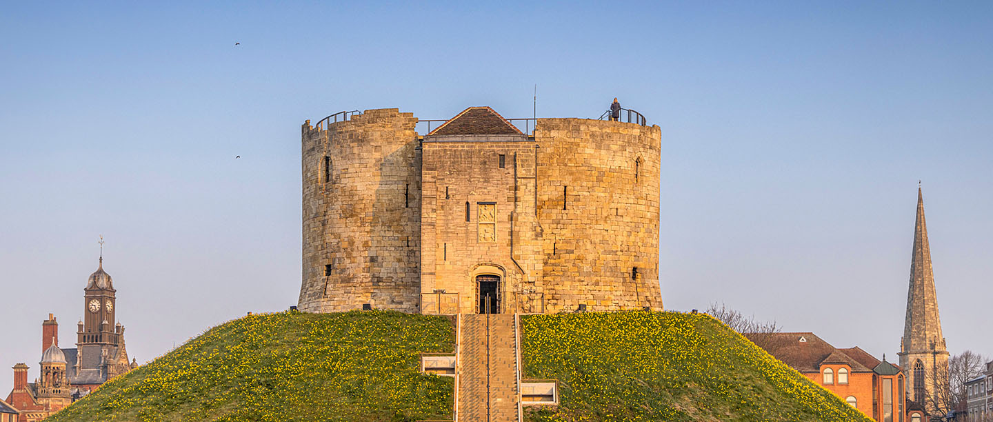 Cliffords tower at sunset