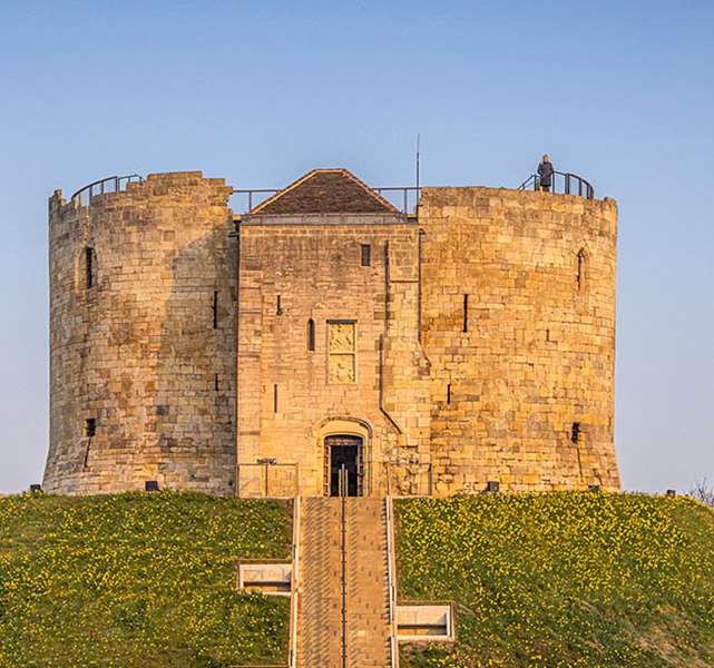 Cliffords tower at sunset