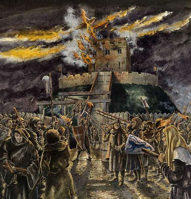Image result for cliffords tower attack