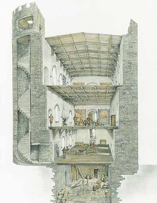 The Great Tower Cutaway drawing The Great Tower Cutaway drawing