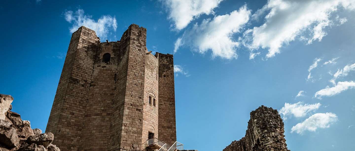 View of Conisbrough Castle