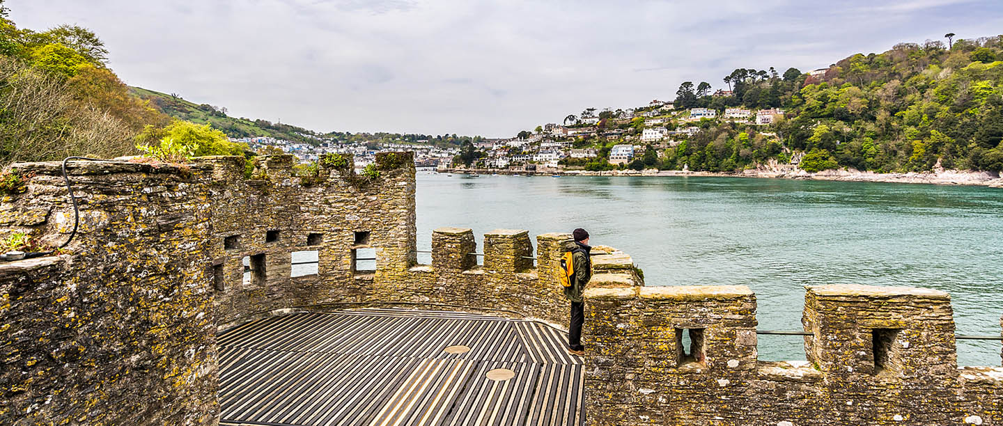 A view across the bay from the top of Dartmouth Castle