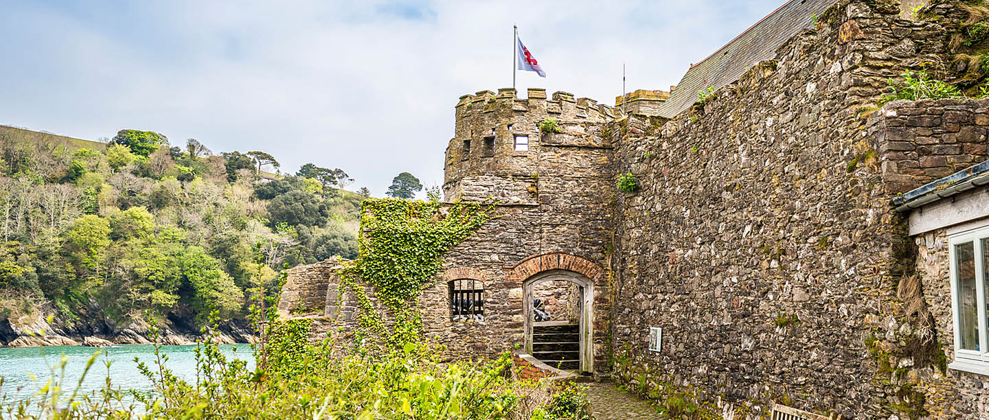 The exterior of Dartmouth Castle
