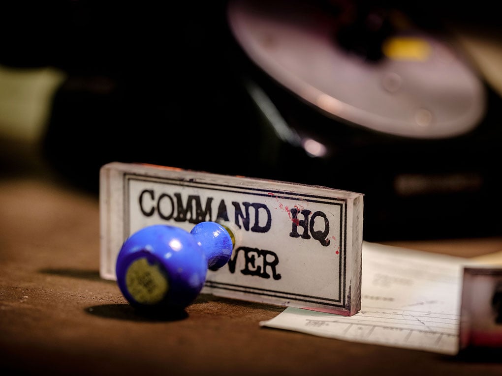 Items on a desk at Dover Command HQ. Items on a desk at Dover Command HQ.