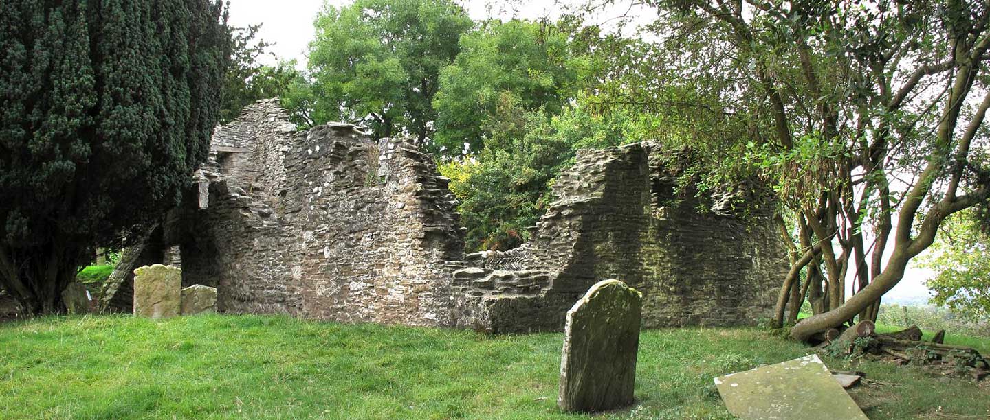 Edvin Loach Old Church, seen from the graveyard