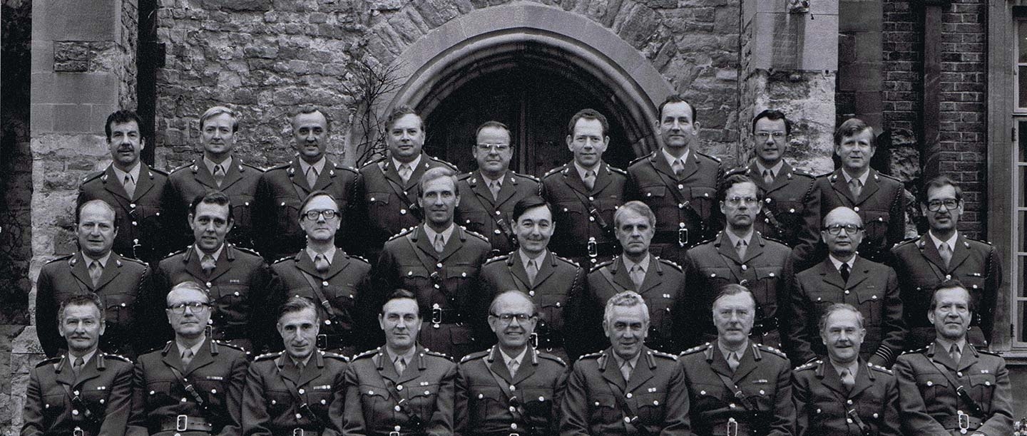 Army officers at Eltham Palace (© Reproduced by kind permission of the Adjutant General’s Corps (AGC) Museum)