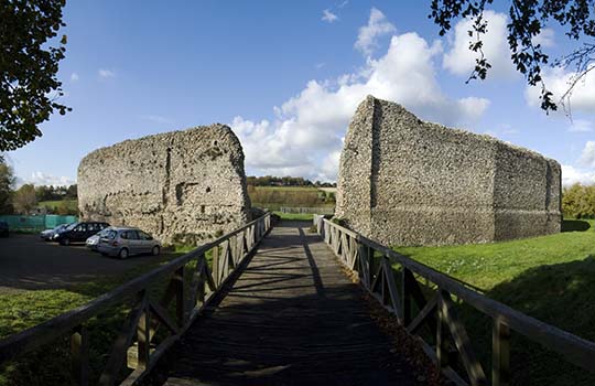 The entrance to the castle