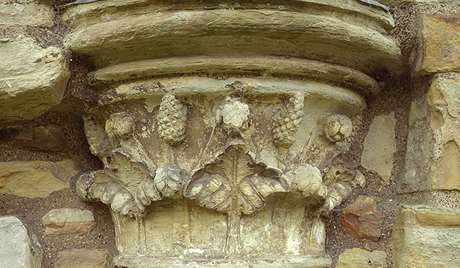 Carved capital Carved capital