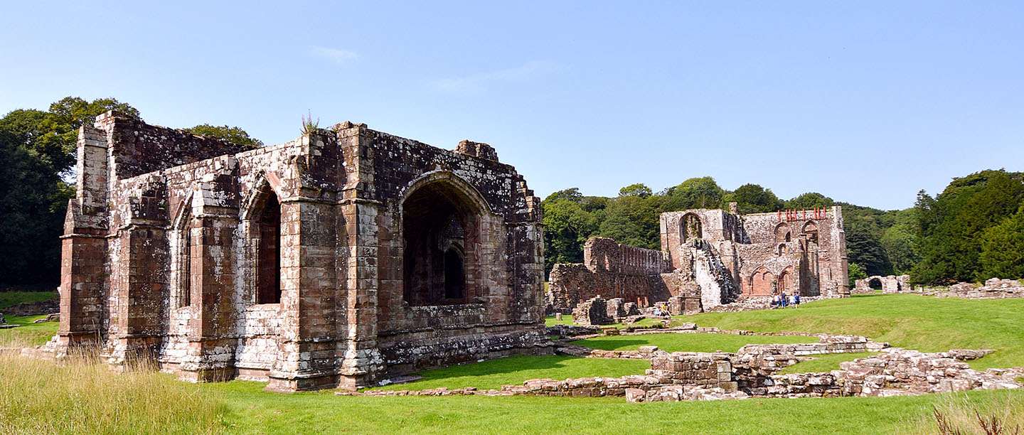 The ruins of Furness Abbey