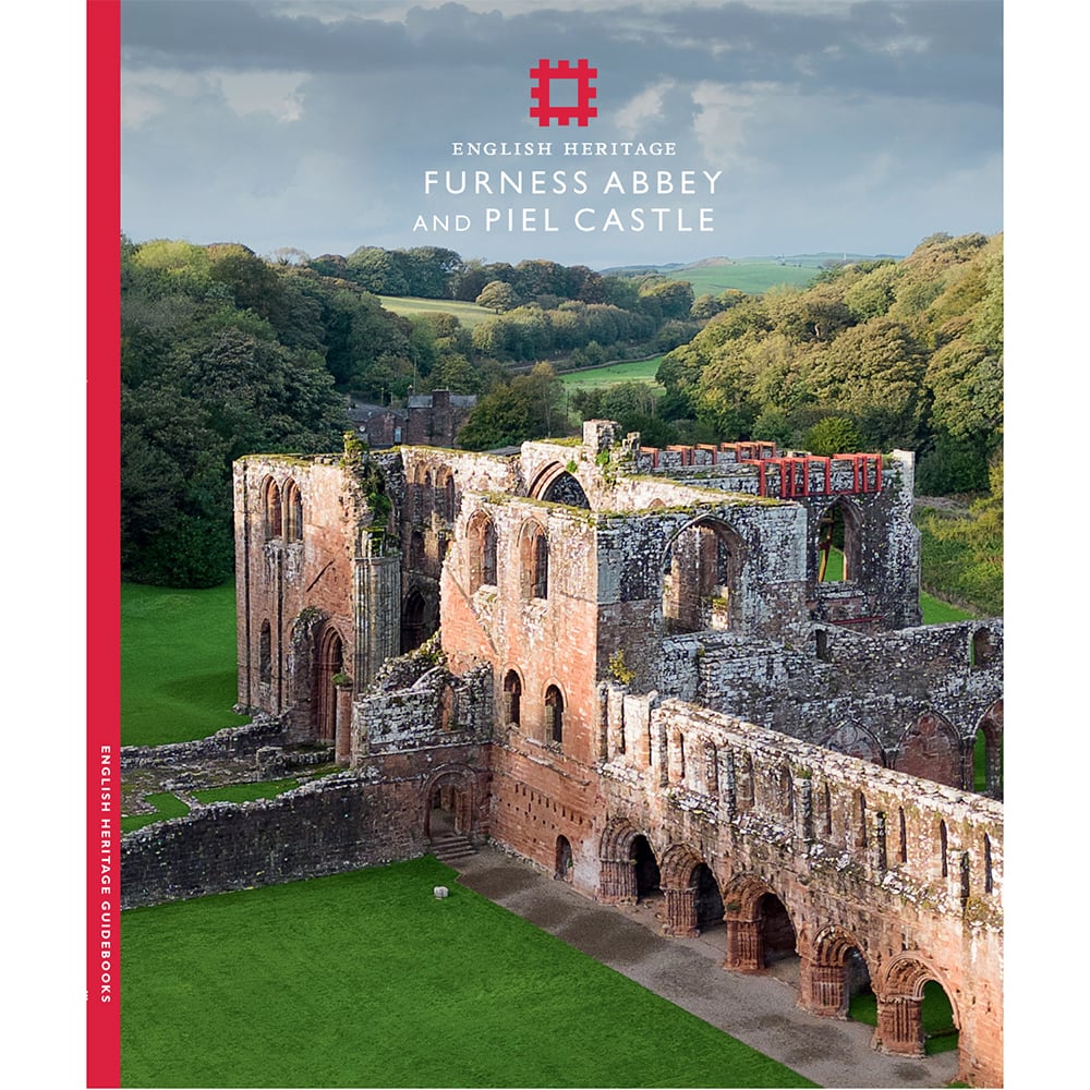 Front cover of the guidebook for Furness Abbey and Piel Castle