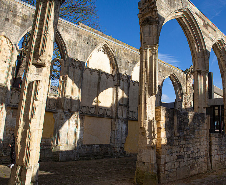 North side of the church