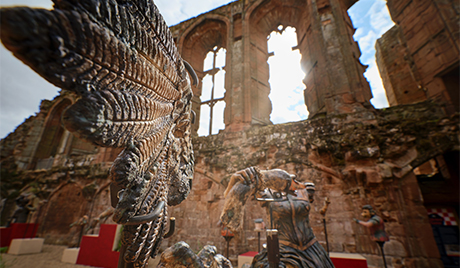 A swan's wing, part of the 'Leda and the Swan' sculpture