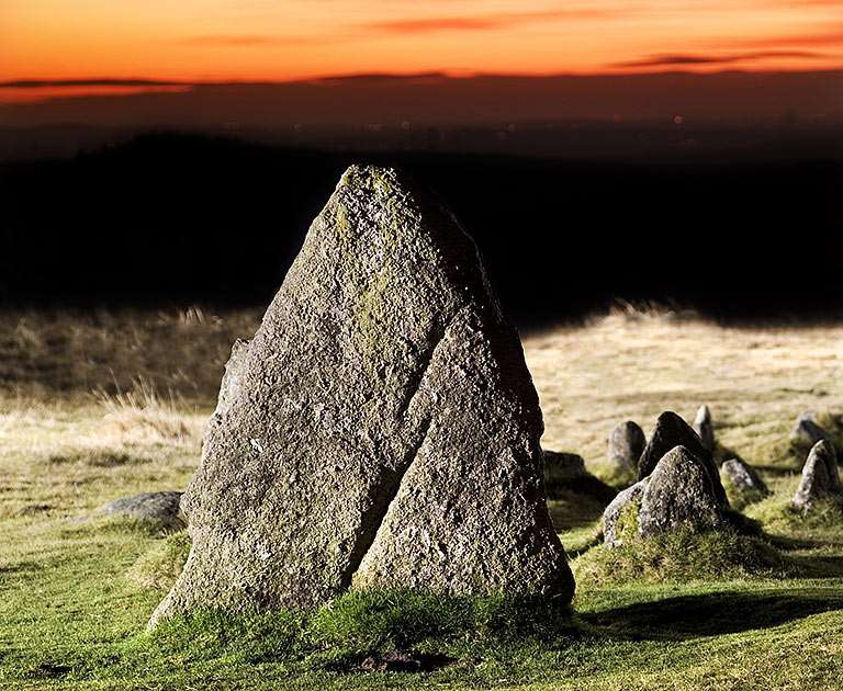 Sunset at Merrivale Sunset at Merrivale