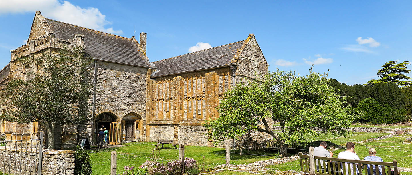 The exterior of Muchelney Abbey