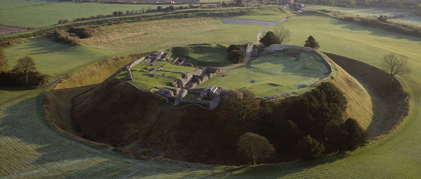 Aerial view of Old Sarum Aerial view of Old Sarum