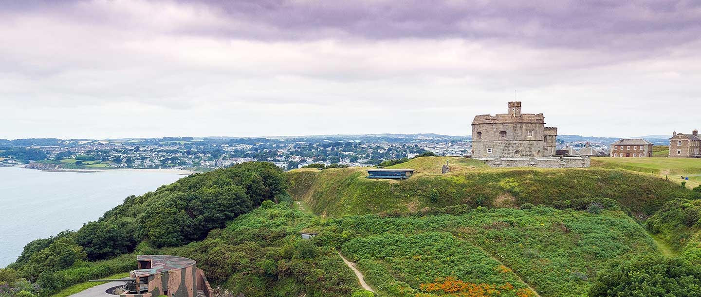 Pendennis Castle and the Fal estuary, Cornwall