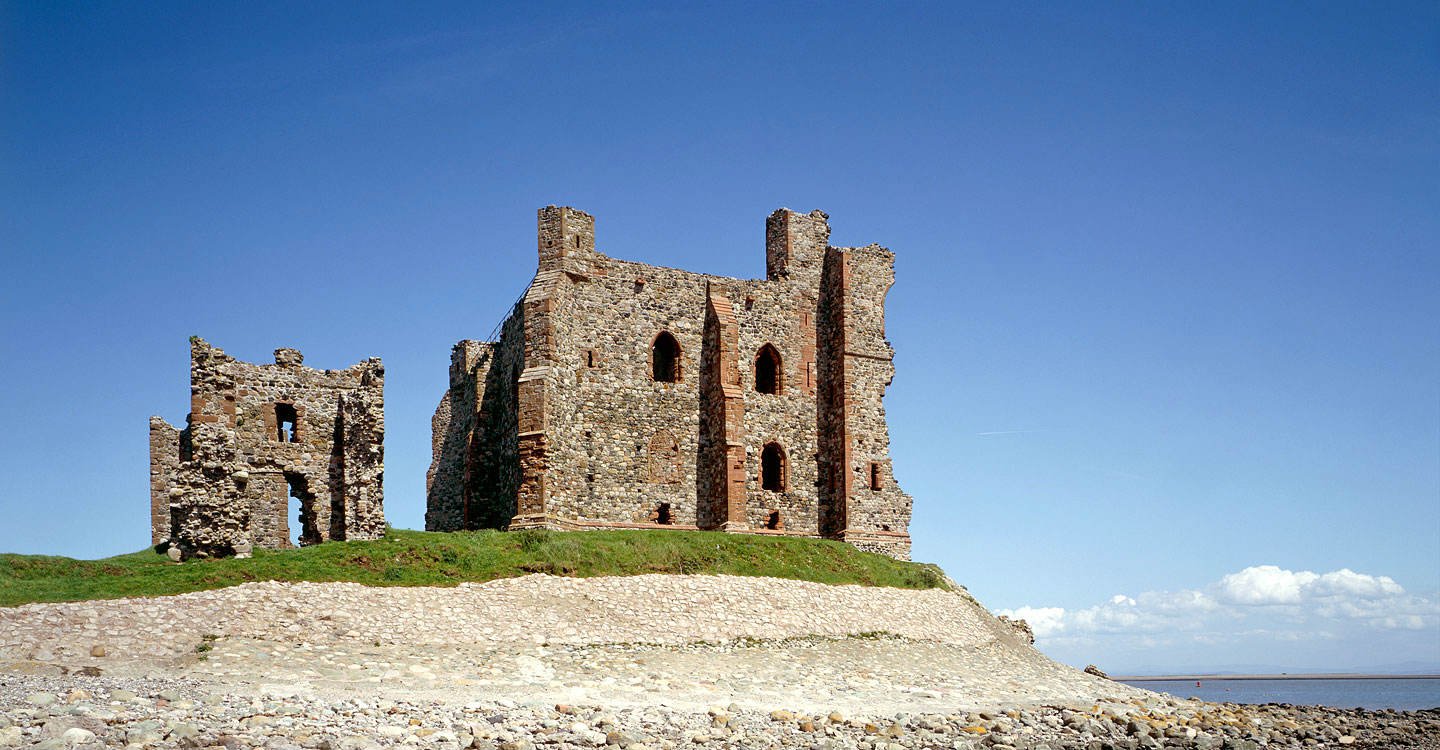 View of the castle from the shore View of the castle from the shore