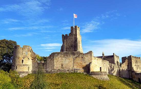 The exterior of Prudhoe Castle The exterior of Prudhoe Castle