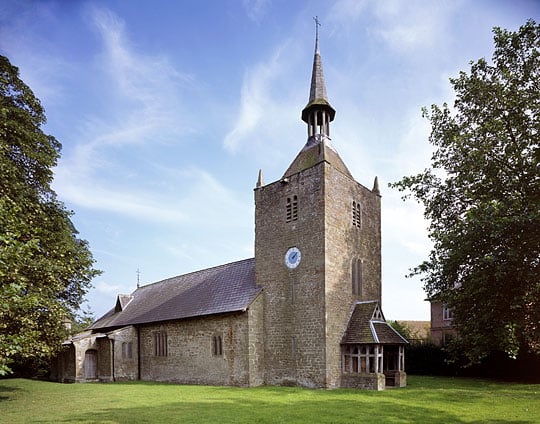 Rotherwas Chapel, seen from the north-west Rotherwas Chapel, seen from the north-west