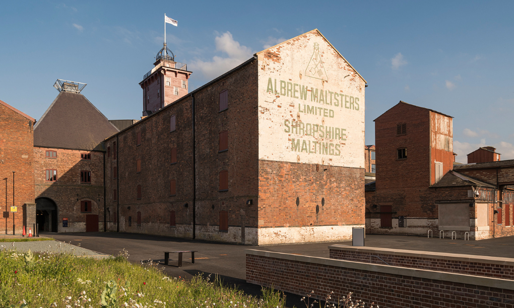 Exterior of Shrewsbury Flaxmill Maltings