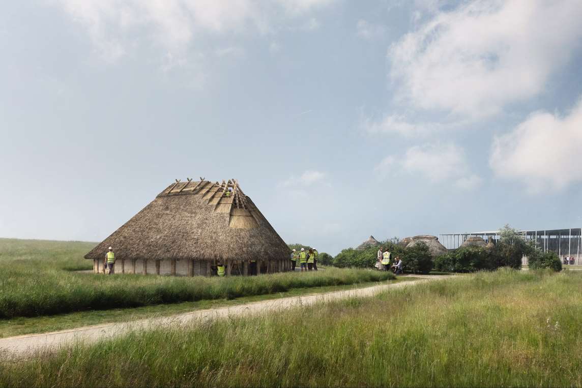 CLICK TO ENLARGE Artist's impression of "Neolithic classroom"