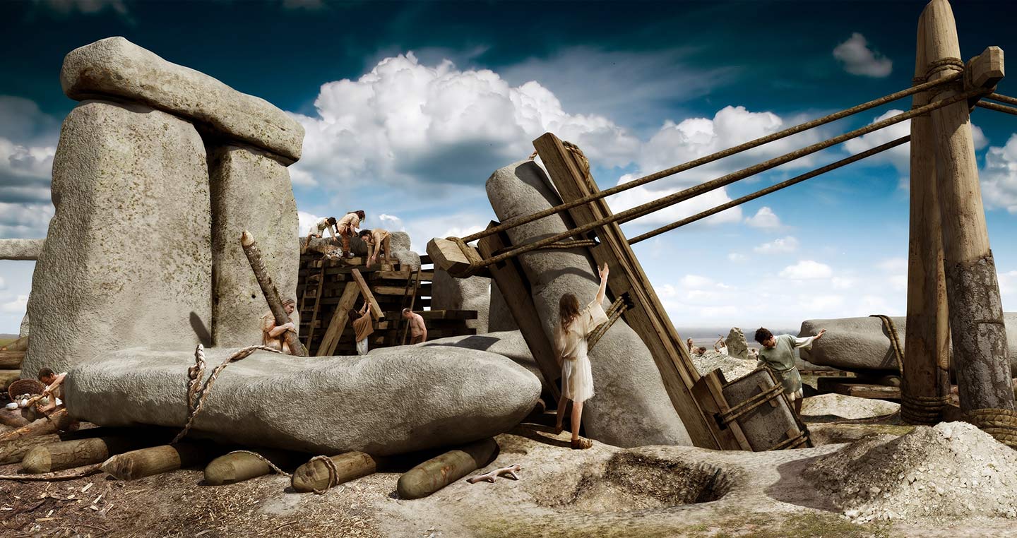 Stonehenge Reconstructed English Heritage